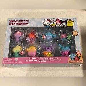 Sanrio Hello Kitty and Friends Series 3 Tropical Party 8 Figure Pack-New